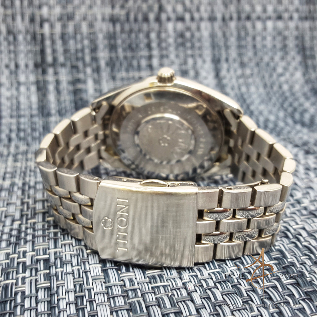 titti★ Titoni Day-Date Airmaster Tradition 93963 Blue Dial Automatic