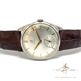 Omega White Sunburst Dial Vintage Watch
