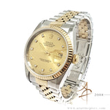 Rolex Datejust 16233 Champagne Diamond Dial (1991)