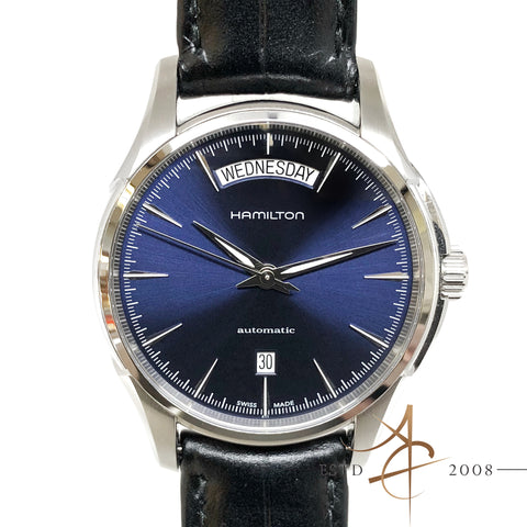 Hamilton Jazzmaster H32505741 Day Date Automatic Sunburst Blue Dial