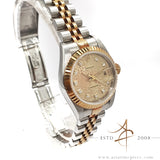 Rolex Datejust 26 Lady 69173 Champagne Diamond Dial No Pinhole (1998)
