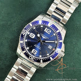 Longines HydroConquest Sunray Blue L3.742.4.96.6 in 41MM Steel Bracelet (2021)