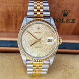 Rolex Datejust 16233 Diamond Computer Dial Vintage (Year 1991)