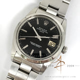 Rolex Oyster Date 15000 Black Dial Vintage Watch (1981)