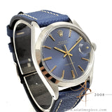 Rolex Precision 6694 Blue Dial Vintage Watch (1969)