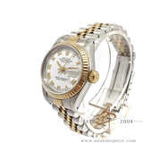 Rolex Lady Datejust 69173 White Roman Dial Vintage Watch (1984)