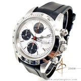 Tudor Prince Date Rare Enamel Panda Dial 79280 Non Tiger Chronograph