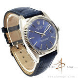 Rolex Datejust 1601 Custom Blue Dial Vintage Watch (1973)