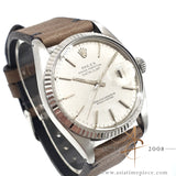 Rolex Datejust Ref 16014 Silver Linen Dial Vintage Watch (1978)