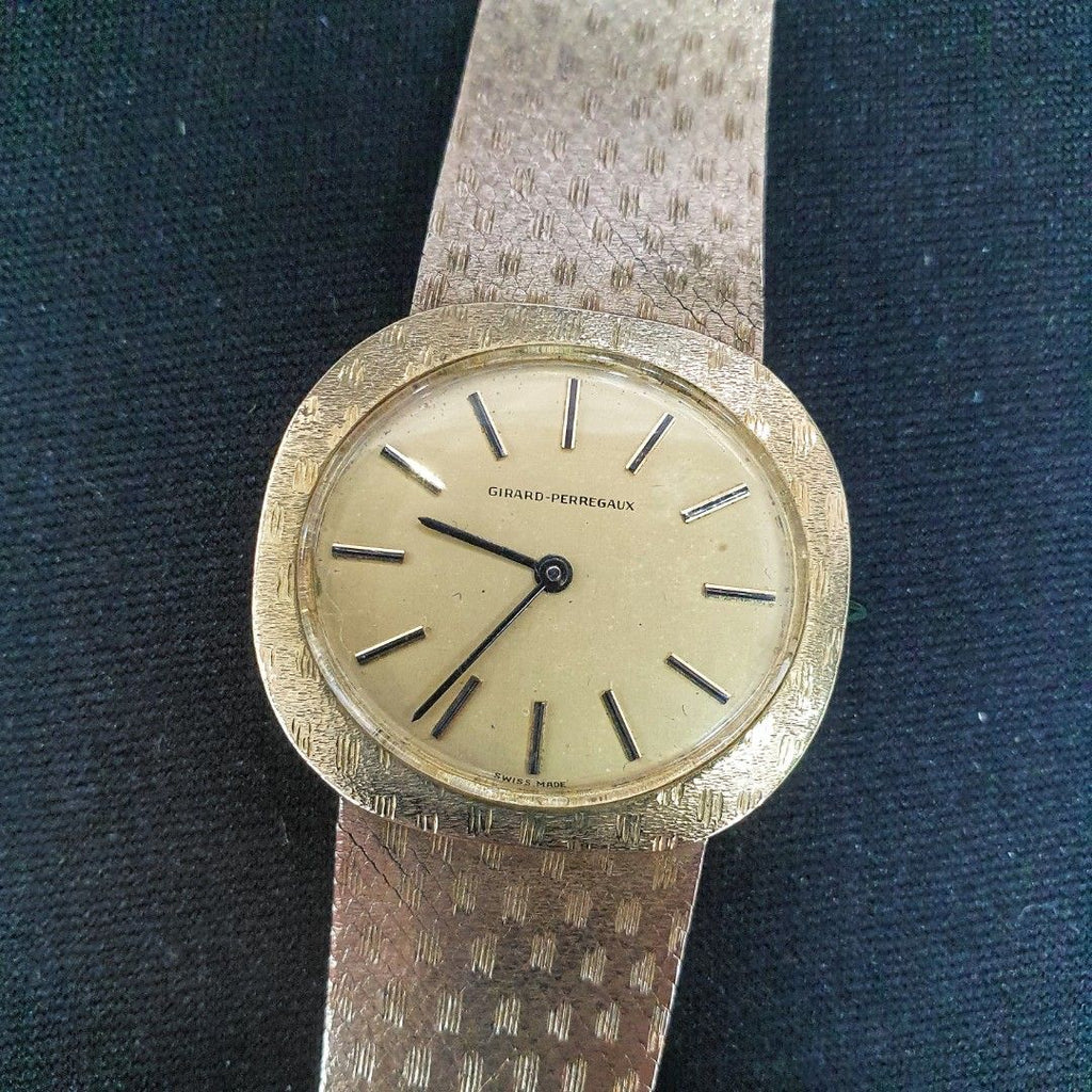 Girard perregaux 18k gold watch clearance vintage