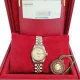 Full Set Rolex Lady Datejust 26 Ref 69173 Computer Diamond Dial No Pinhole (1993)