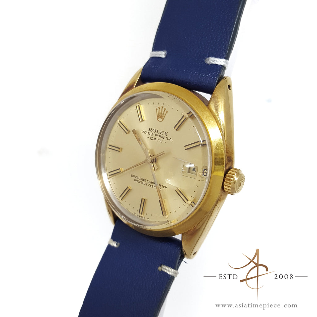 【美品】THE VINTAGE ROLEX Rolex Date 15505 Oyster Perpetual Vintage Watch (1985