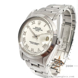 Rolex Date Ref 15000 Custom Roman Dial Vintage Watch (1984)