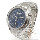 Omega Speedmaster Triple Date 35233000 Blue Dial
