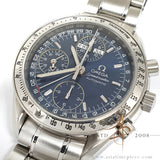 Omega Speedmaster Triple Calendar 35238000 Blue Dial Chronograph (2000)