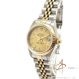 Rolex Datejust Lady 69173 Champagne Linen Dial No Pinhole (1995)