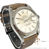 Rolex Datejust 16234 Linen Dial Vintage Watch (1988)