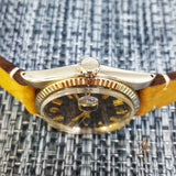 RARE Grey Rolex Wide Boy Dial Ref 1601 Vintage Watch (Year 1970)