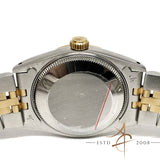 Rolex Oyster Perpetual Datejust Ref 68273 Monogram Dial Gold Steel Watch (Year 1991)