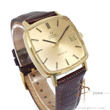 Omega Geneve Automatic 18K Yellow Gold Vintage Watch