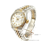Rolex Lady Datejust 69173 Diamond Dial Vintage Watch (1987)