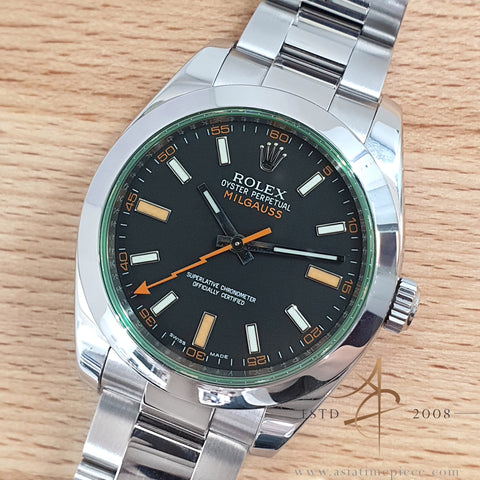 Rolex Milgauss Green Black 116400GV Discontinued (2008)