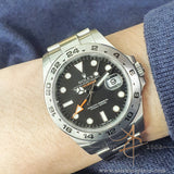 Rolex Explorer II 216570 Black Dial 42mm Full Set