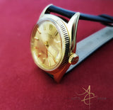 Rolex Oyster Perpetual Datejust Ref 6605 (Year 1959) 18k Gold Mint