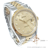 Rolex Datejust 16233 Diamond Computer Dial No Pinhole (1996)