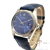 Rolex Datejust 1601 Custom Blue Dial Vintage Watch (1973)