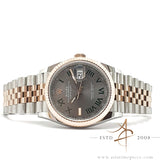 Brand new Rolex Datejust 36 Wimbledon Dial Everose Steel Jubilee (2021)
