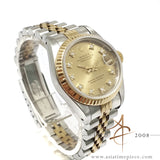Rolex Lady Datejust 69173 Champagne Diamond Dial (1990)