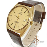 Omega Seamaster Waffle Dial Quartz 33mm Vintage Watch