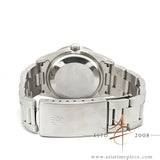Rolex Oyster Date 15210 White Arabic Dial Engine Turned Bezel (1997)