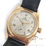 Rolex Oyster Perpetual 3130 Bubble Back Rose Gold 14K Vintage Watch (1946)