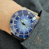 Oris Aquis Lake Baikal Limited Edition 0173377304175 Vignette Blue Dial on Steel (2020)