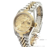 Rolex Datejust Lady 26 Ref 69173 Computer Diamond Dial No Pinhole (1995)