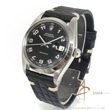 Rolex Precision 6694 Custom Black Arabic Dial Vintage Watch (1982)