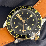Rolex GMT Master 1675 Black Nipple Dial Vintage Watch (1975)
