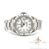 Rolex Explorer II 16570 Polar White Tritium Dial Oyster Bracelet (1996)