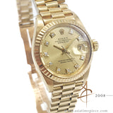 Rolex Datejust Ladies Ref 6917 Solid 18k Gold Vintage Watch (1979)