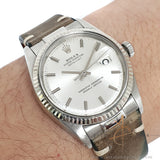Rolex Datejust 1601 Silver Dial Vintage Watch (1970)
