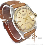 Rolex Datejust 1601 Rare Matte Gold Dial Vintage Watch (1978)