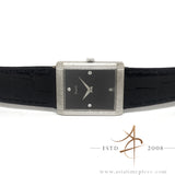 Piaget Ref 9151 18K White Gold Onyx Diamond Dial