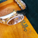 Rolex Datejust 16233 Black Diamond Dial FULL SET (Year 2000)