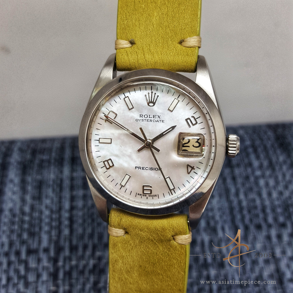 Rolex Mother of Pearl Dial Vintage Watch Ref 6694 (Year 1966