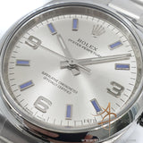 Rolex Oyster Perpetual 34 Ref 114200 Silver Dial (Year 2015)