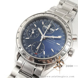 Omega Speedmaster Triple Date 35233000 Blue Dial