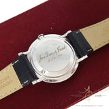 Rare Lecoultre Mystery White Gold Vintage Watch