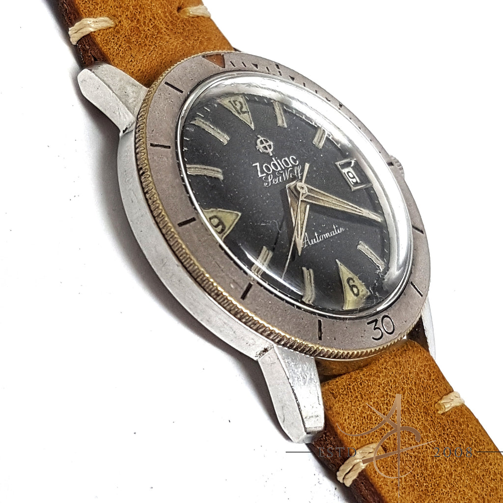 Zodiac SeaWolf Automatic Vintage Watch Asia Timepiece Centre